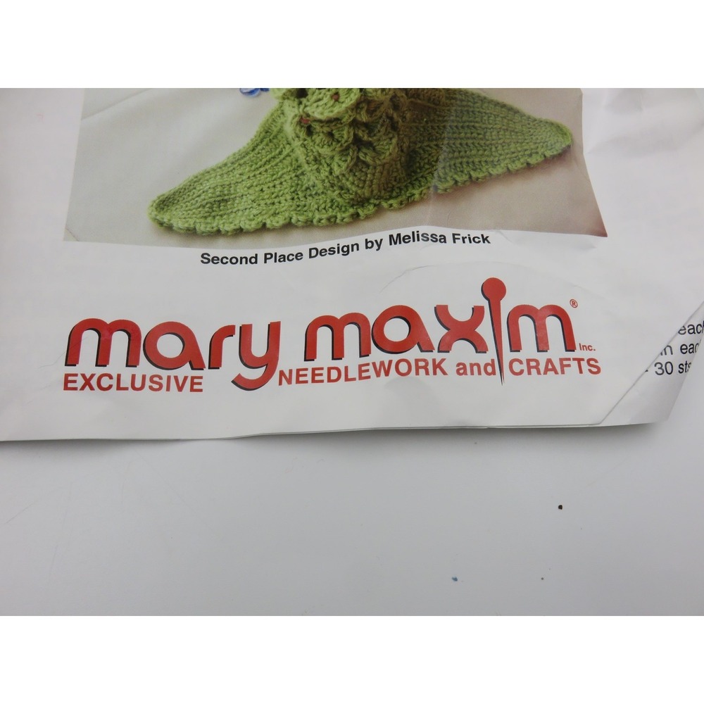 Caron Simply Soft Yarn Green Rose Garden Mary Maxim Mermaid Cocoon Pattern 99032 - Picture 3 of 15
